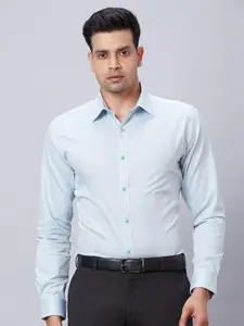 Raymond Self Design Pure Cotton Slim Fit Formal Shirt