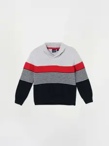 Juniors by Lifestyle Boys Striped Acrylic Pullover
