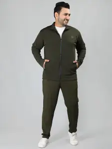 CHKOKKO Hooded Sports Jacket And Track Pant Set