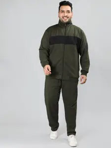 CHKOKKO Stand Colar Jacket And Track Pant Set