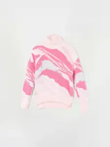 Fame Forever by Lifestyle Girls Abstract Printed Acrylic Pullover