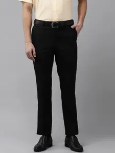 Park Avenue Men Mid-Rise Smart Slim Fit Formal Trousers