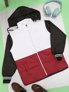V-Mart Boys Colourblocked Lightweight Cotton Puffer Jacket