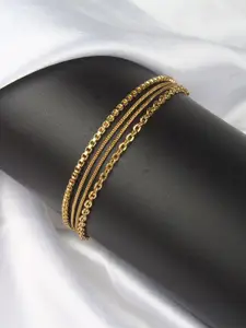 Stylecast X KPOP Gold Plated Charm Bracelet