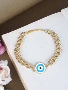 Stylecast X KPOP Women Brass Gold-Plated Charm Bracelet