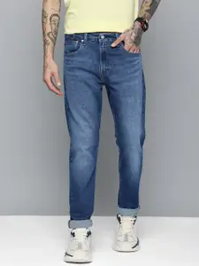 Levis Men Mid-Rise Slim Tapered Fit Light Fade Stretchable Jeans