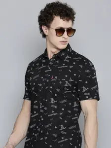 Levis Slim Fit Printed Pure Cotton Casual Shirt