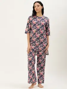 Clt.s Floral Printed Night Suit