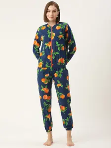 Clt.s Tropical Printed Pure Cotton Night Suit