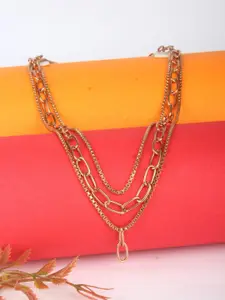 Stylecast X KPOP Brass Gold-Plated Necklace