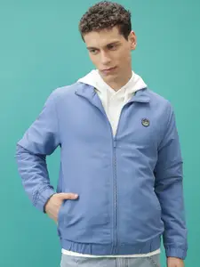 HIGHLANDER Mock Collar Open Front Jacket