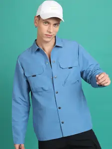 KETCH Spread Collar Tailored Jacket With Studded