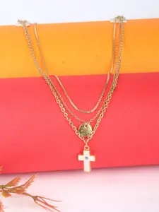 Stylecast X KPOP Brass Gold-Plated Layered Necklace