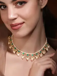 Rubans Artificial Stones Statement Necklace