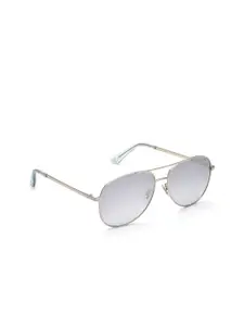 Police Men Aviator Sunglasses Oval With UV Protected Lens SPL777A58528XSG