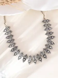 Silvermerc Designs Brass Silver-Plated Necklace