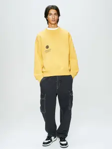 H&M Oversized Fit Printed Sweatshirt
