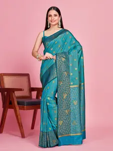 MIMOSA Ethnic Motifs Woven Design Zari Kanjeevaram Saree