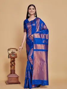 MIMOSA Striped Zari Kanjeevaram Saree