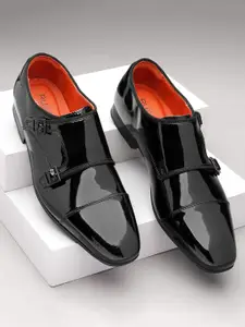 Ruosh Men Lace-Up Formal Monk Shoes