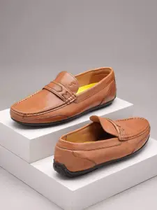 Florsheim Men Round Toe Leather Driving Shoes