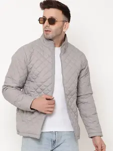 9ty3ree Insulator Mock Collar Quilted Jacket