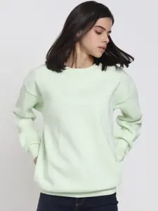 Bewakoof Heavy Duty Plus Size 1.0 Oversized Fleece Pullover Sweatshirt