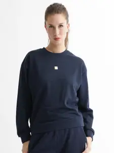 RAREISM Geometric Embellished Cotton Sweatshirt