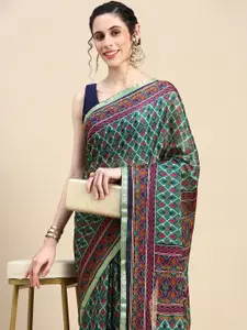 HERE&NOW Abstract Printed Saree