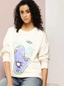Kook N Keech Graphic Printed Pure Cotton Sweatshirt