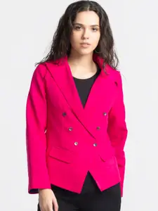 Shaye Double-Breasted Notched Lapel Collar Party Blazer