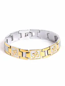 EL REGALO Gold Plated Stainless Steel Wraparound Bracelet