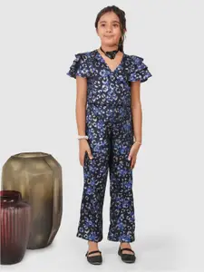 Jelly Jones Girls Printed Top With Trousers