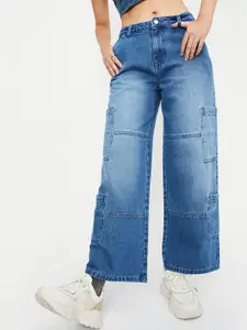 max Women Mid-Rise Clean Look Heavy Fade Pure Cotton Jeans