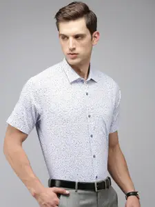 Park Avenue Men Printed Pure Cotton Formal Shirt