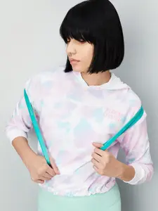 max Abstract Printed Hooded Pure Cotton Sweatshirt