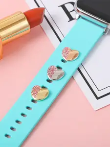 Yellow Chimes Heart Designed Watch Charms