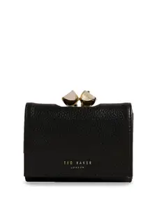Ted Baker Leather Crystal Bobble Three Fold Wallet