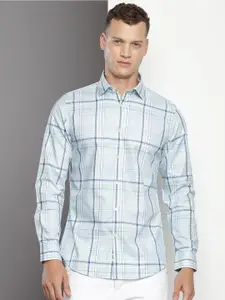 Calvin Klein Slim Fit Checked Cotton Casual Shirt