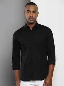 Calvin Klein Spread Collar Slim Fit Casual Shirt