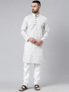 Majestic Man Men Ethnic Motifs Printed Kurta