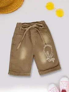 V-Mart Boys Printed Denim Shorts