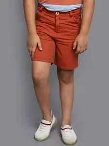 V-Mart Boys Mid-Rise Twill Cotton Regular Shorts