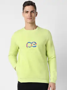 Peter England Casuals Typography Printed Pullover Sweatshirt