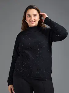20Dresses Sequinned Turtle Neck Pullover