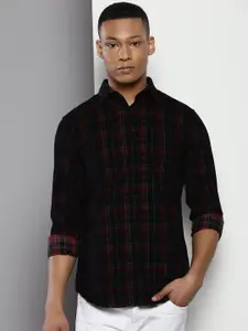 Calvin Klein Slim Fit Checked Pure Cotton Casual Shirt