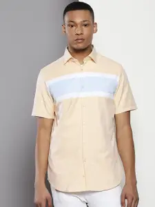 Calvin Klein Jeans Slim Fit Striped Pure Cotton Casual Shirt