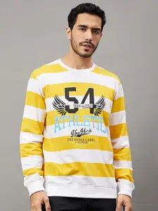 Club York Typography  Printed Cotton Pullover Sweatshirt