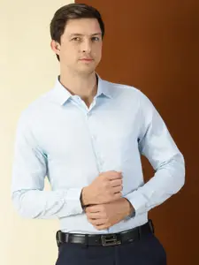 Thomas Scott Classic Slim Fit Micro Ditsy Printed Pure Cotton Formal Shirt