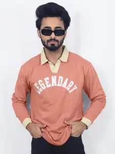 Maniac Typography Printed Cotton Oversized T-shirt